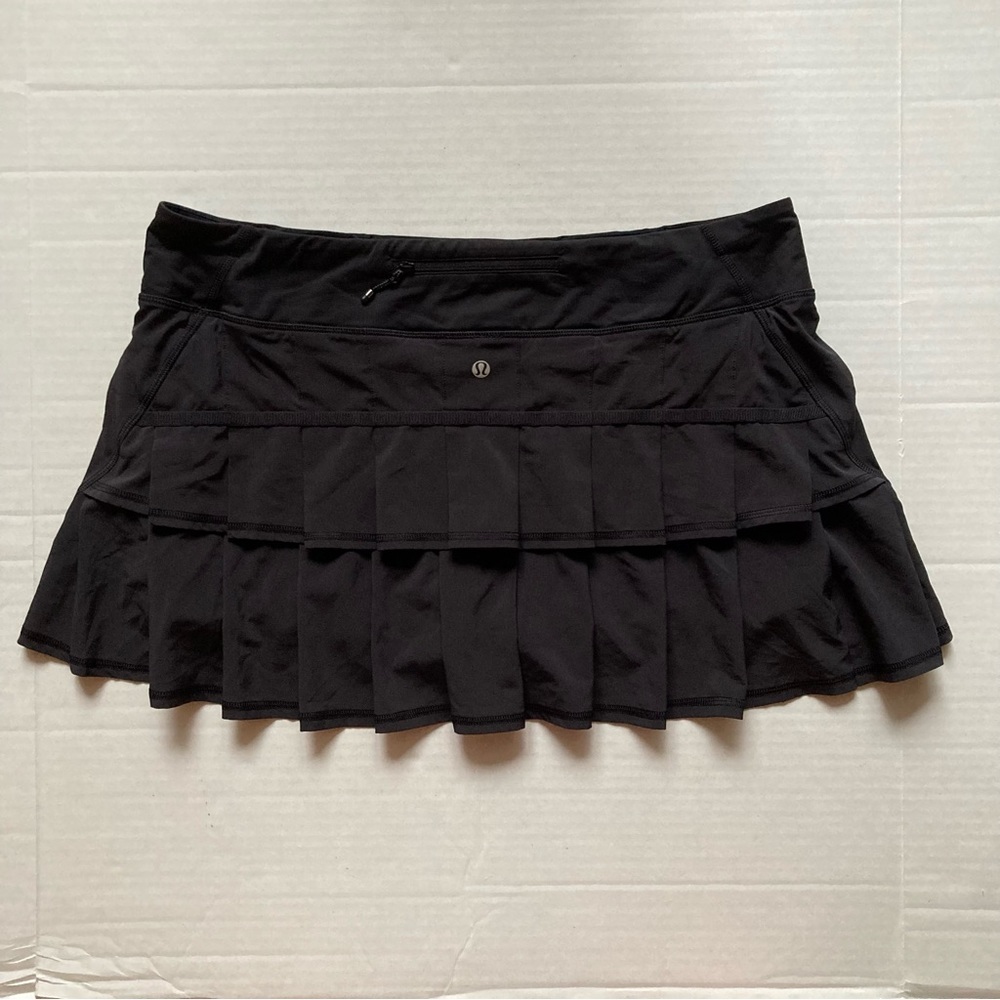 Lululemon Run Pacesetter Skirt Black Size 12